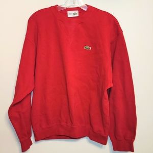 Lacoste Red Pullover Sweater Size 3